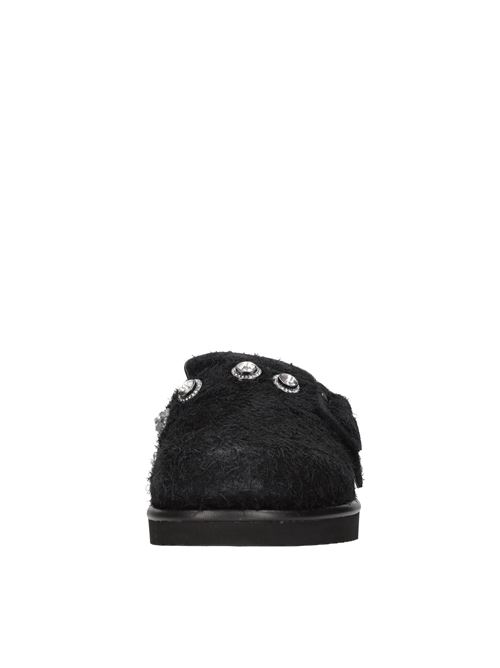 Mules in camoscio e ecopelliccia KURT GEIGER | ORSON CRYSTAL MULENERO